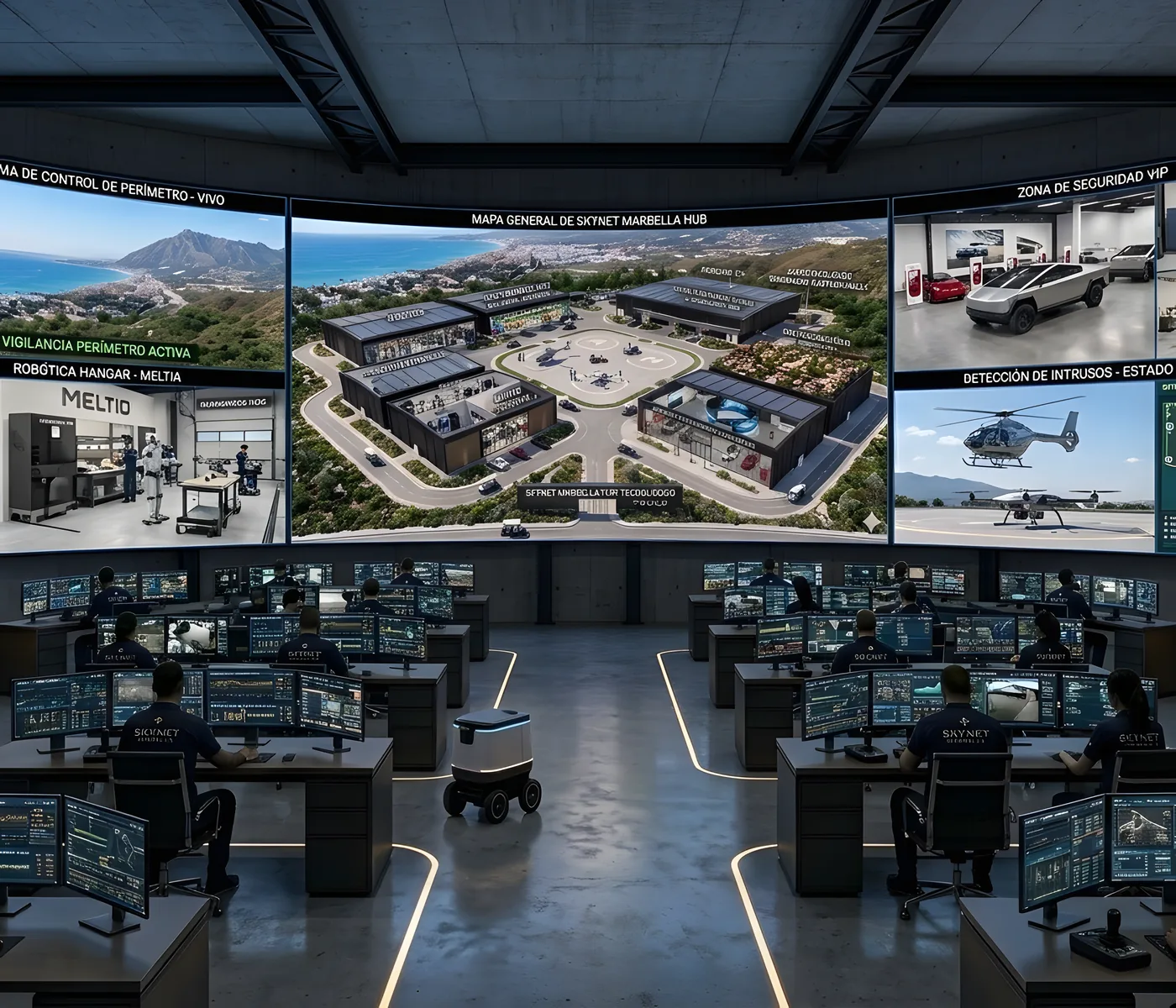 Control centre — Unified supervision of every system